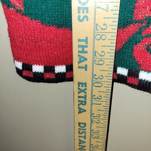 Vintage Cats Ugly Christmas Sweater Buy The Nutcracker..made In USA Sz XL - Picture 9 of 11